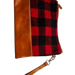 Plaid Wristlet